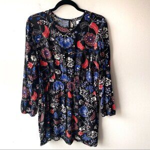 Old Navy Floral Mini Dress - Black, Blue, Red